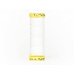 Fil Elastique Gutermann 10 m - N°5019 Blanc