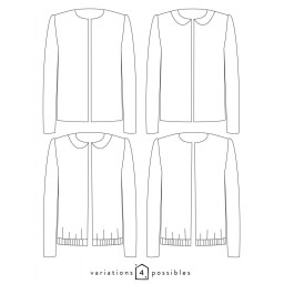 Patron Femme - Veste Claudie - Atelier Scämmit