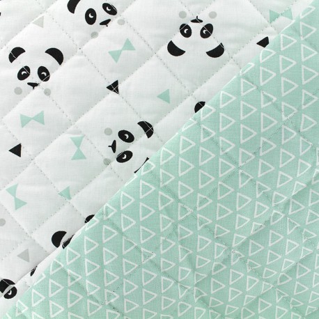 Tissu Matelasse Coton Double Face Theme Maony Nasua Au Metre