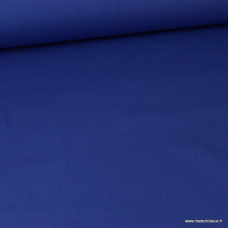 Tissu sergé coton lourd bleu royal 300gr/m²