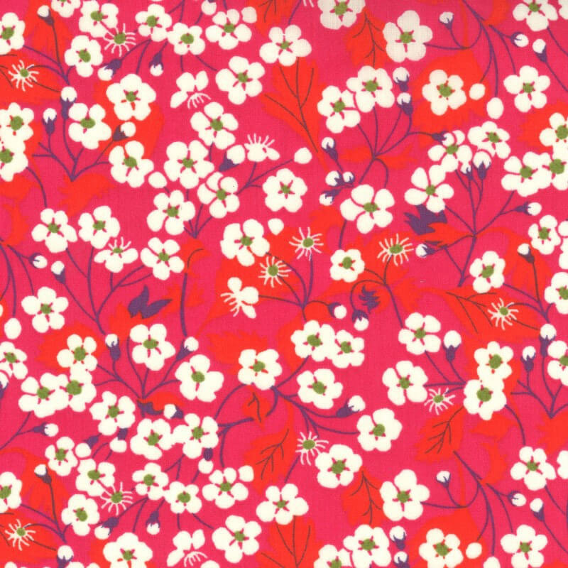 Sac tissu à colorier Hibiscus
