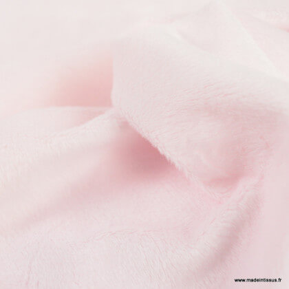 Doudou peluche lapin, tissu coton minky, marron rose, fait-main,  personnalisable en couleurs, cadeau de naissance - Un grand marché