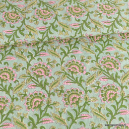 Tissu Indien Block Print Jammu