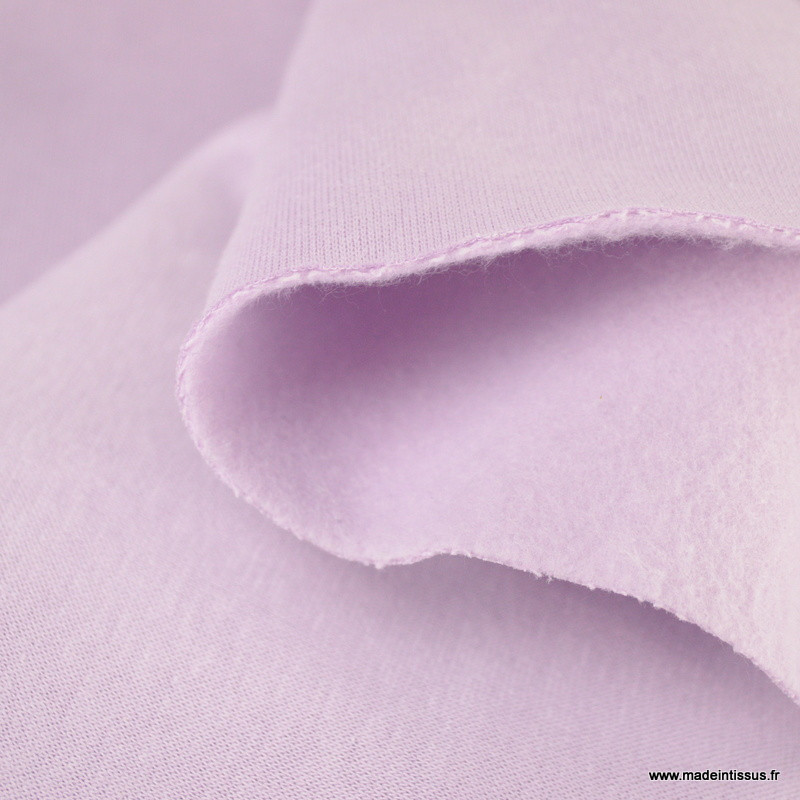 Tissu Molleton Rose de Qualité, Tissu Au Mètre