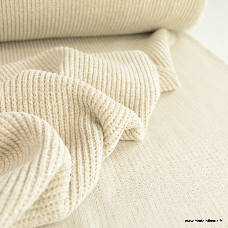 Molleton vlieseline, coton, largeur 150cm, couleur blanc
