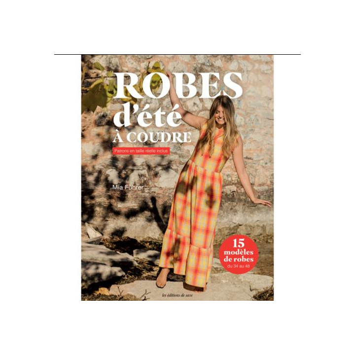 Livre Robes d'été à coudre - 15 modèles du 34 au 48