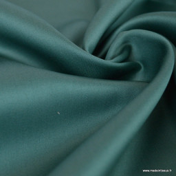 Tissu Satin de coton - vert foncé