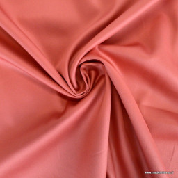 Tissu Satin de coton - Rose Blush