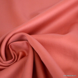 Tissu Satin de coton - Rose Blush