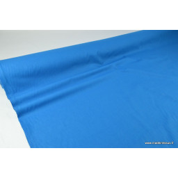 Tissu cretonne coton Bleu Petrole  par 50cm