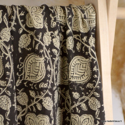 Tissu Indien Block Print Upama - kalamkari