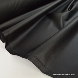 Tissu imperméable étanche polyester enduit acrylique noir