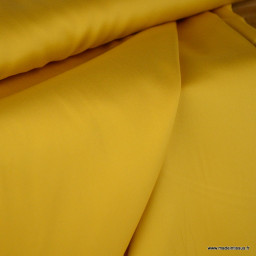 Tissu Satin de coton - jaune moutarde