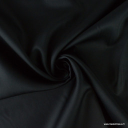 Tissu Satin de coton - NOIR