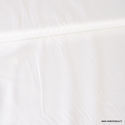 Tissu Satin de coton - blanc