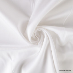 Tissu Satin de coton - blanc