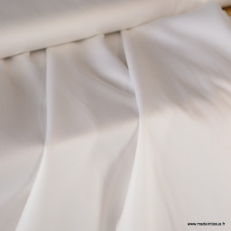 Tissu Satin de coton - blanc