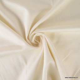 Tissu Satin de coton - écru