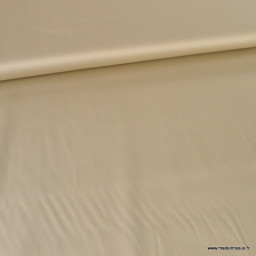 Tissu Satin de coton - beige