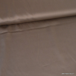 Tissu Satin de coton - taupe