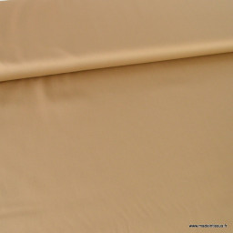 Tissu Satin de coton - camel