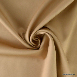 Tissu Satin de coton - camel