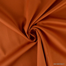 Tissu Satin de coton - rouille