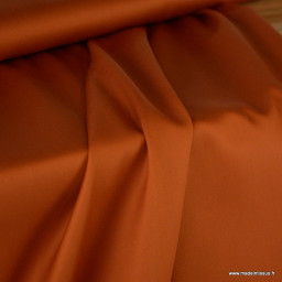 Tissu Satin de coton - rouille