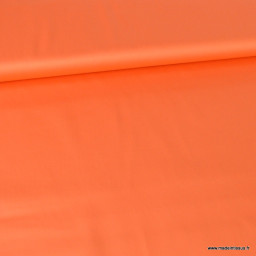 Tissu Satin de coton - orange