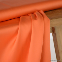 Tissu Satin de coton - orange