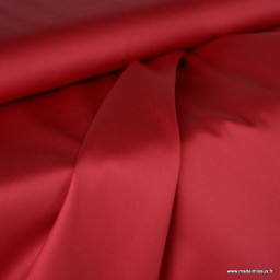 Tissu Satin de coton - cerise