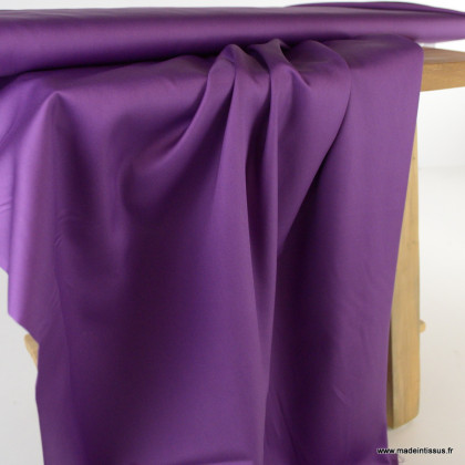 Tissu Satin de coton - violet
