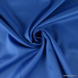 Tissu Satin de coton - bleu roi