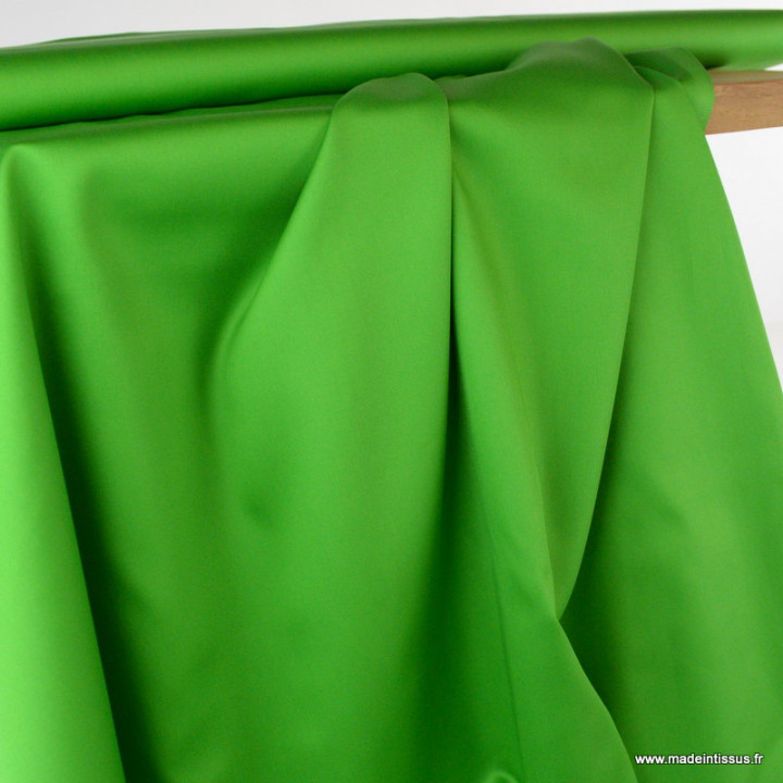 Tissu Satin de coton - vert