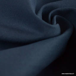 Tissu sergé coton mi-lourd bleu indigo - 260gr/m²