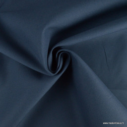 Tissu sergé coton mi-lourd bleu indigo - 260gr/m²