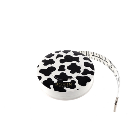 Mètre ruban enrouleur motif couture 150 cm Vache - Bohin