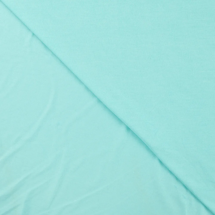 Tissu Jersey de viscose de bambou Turquoise - Oeko tex