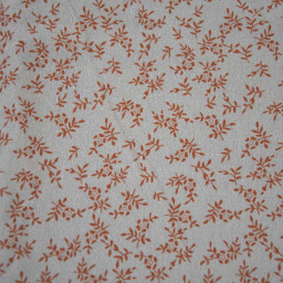 Tissu Flanelle de coton motifs feuilles