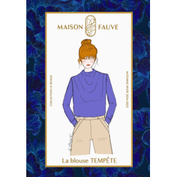 Patron pochette de la blouse tempête - Maison Fauve