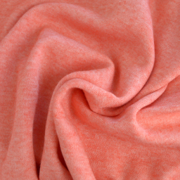 Tissu maille tricot coloris Corail