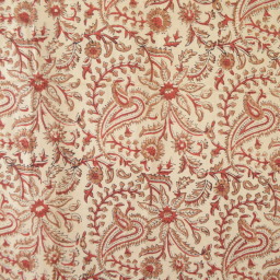 Tissu Indien Block Print l'Hindi - kalamkari