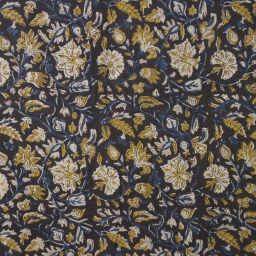 Tissu Indien Block Print Tamil- kalamkari