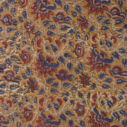 Tissu Indien Block Print Vishnou - kalamkari