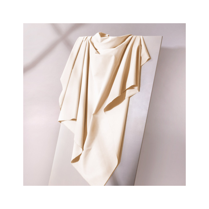 Tissu Gabardine Off-White - Atelier brunette