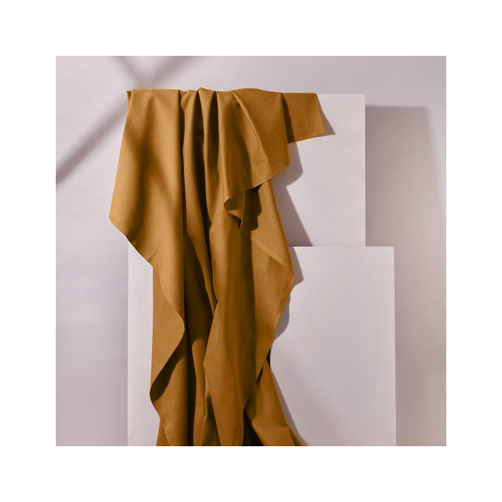 Tissu Gabardine Ochre - Atelier brunette