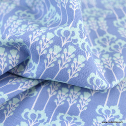 Tissu Cotton and Steel - Glory Constance - Spring Violet Fabric