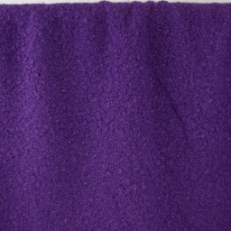 Tissu Lainage Bouclette - Violet