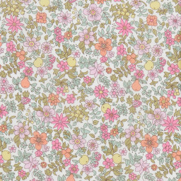 Tissu Liberty Fruit Punch fleurs coloris A - oeko tex