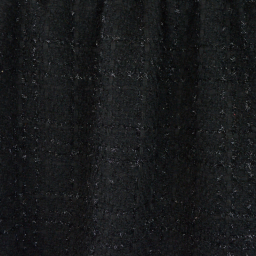 Tissu Tweed Lurex noir Chic